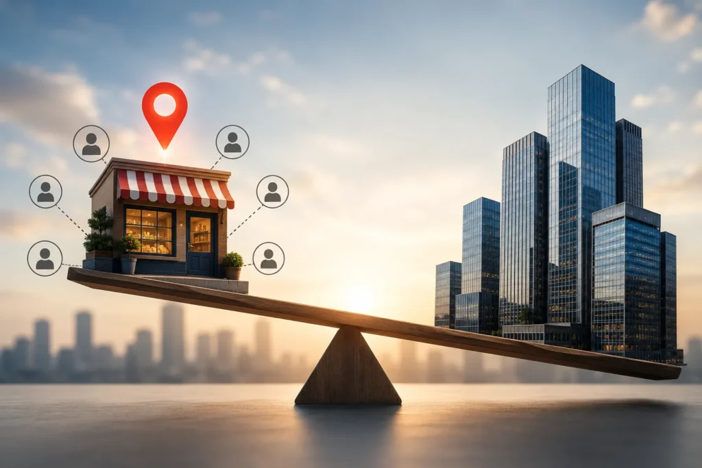 Comete with big brands with Local SEO for Businesses